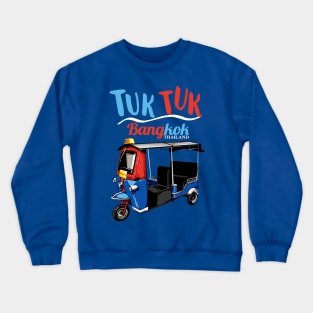 Tuk Tuk Bangkok Thailand Crewneck Sweatshirt